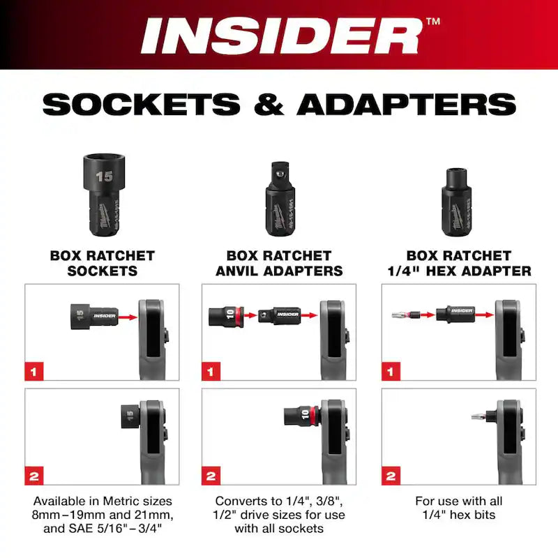 12V Lithium-Ion Brushless Cordless Extended Reach Box Ratchet W670788