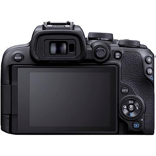 Mirrorless Camera with 18-45mm Lens, 2X 64GB Memory Cards, Case, Card Reader (Renewed) L821887