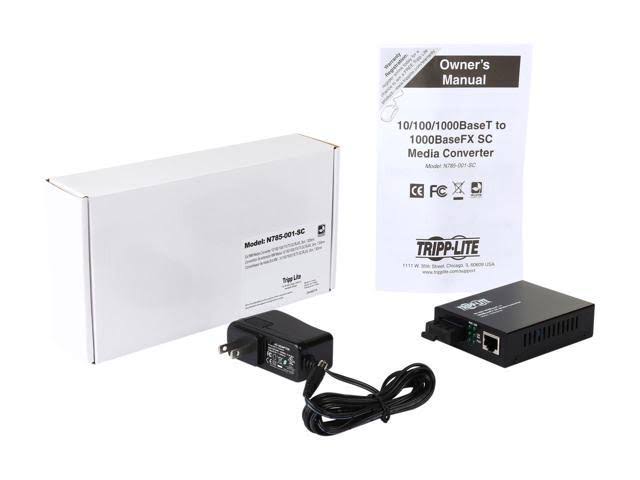 Fiber Optic Media Converter RJ-45 to SC Fiber K307841