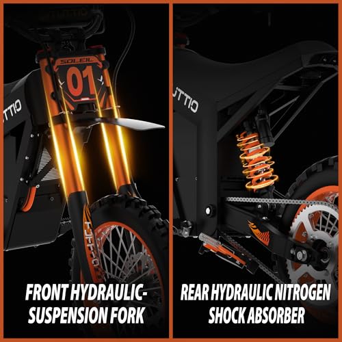 48V 21AH Removable Battery Electric Dirt Bike with Hydraulic Brakes Y412
