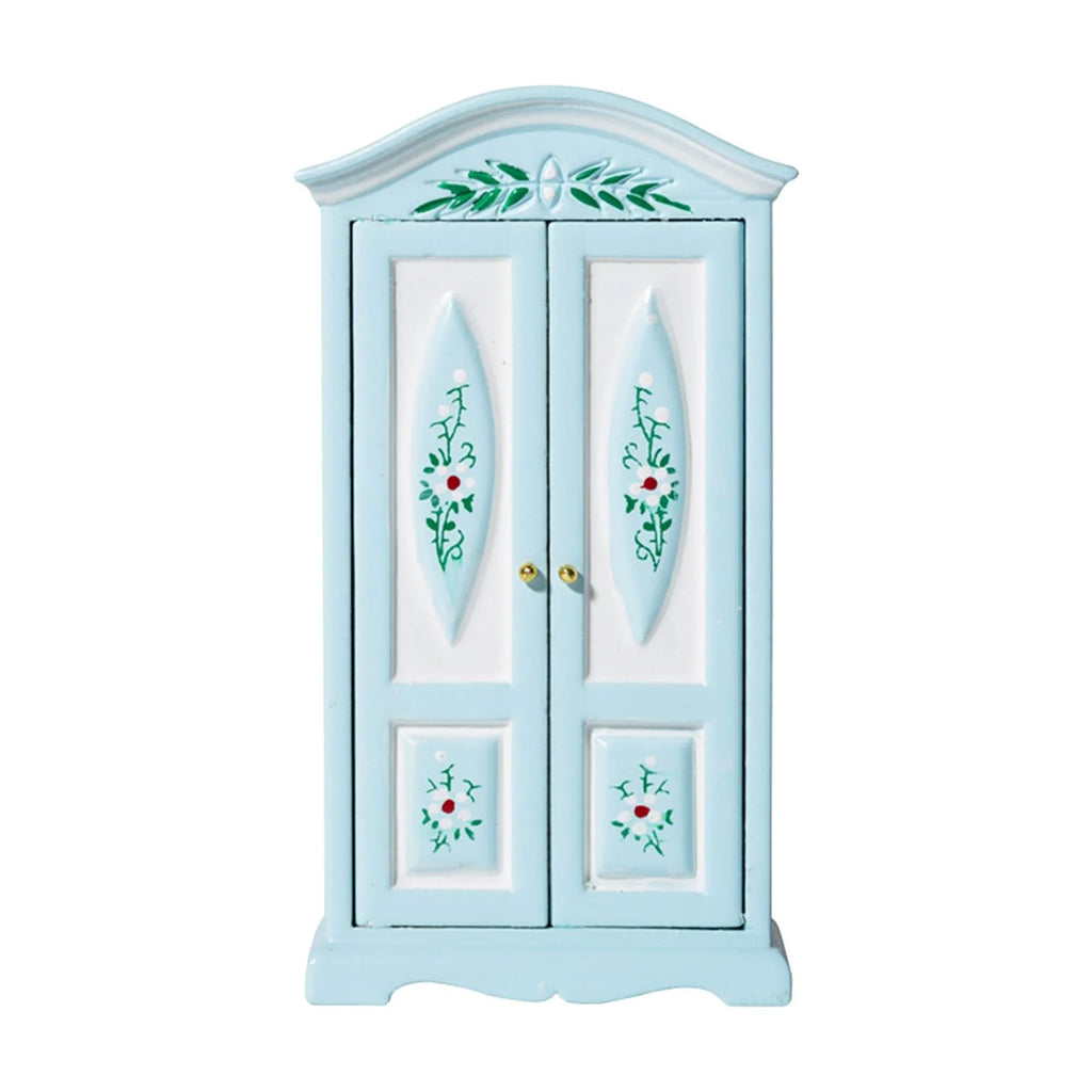 1:12 Dollhouse Cabinet Wardrobe Decoration I58391