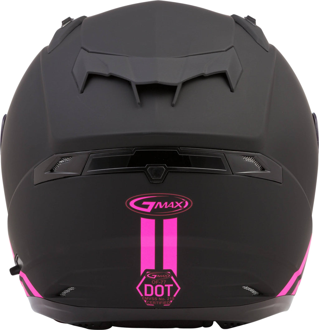 Matte Black/Pink Open-Face Helmet X759168