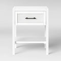 White End Table with Drawer D312
