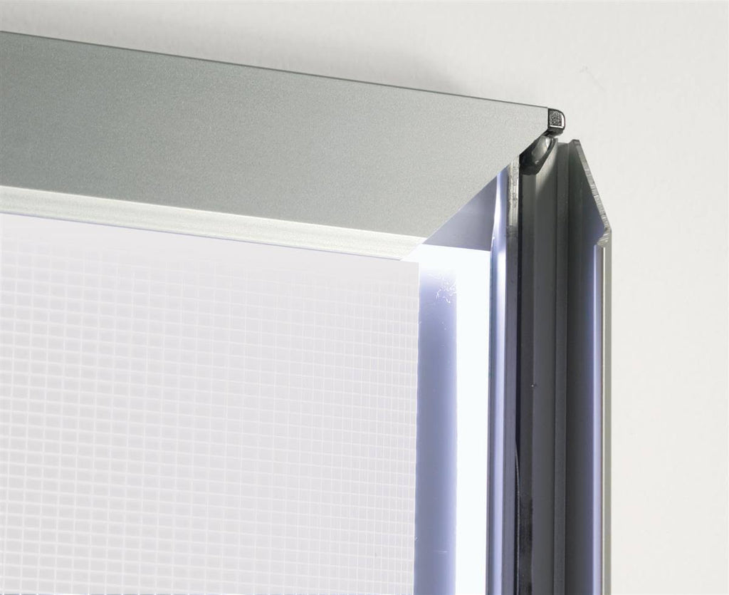 22x28 LED Light Box Poster Frame, Aluminum Y987460