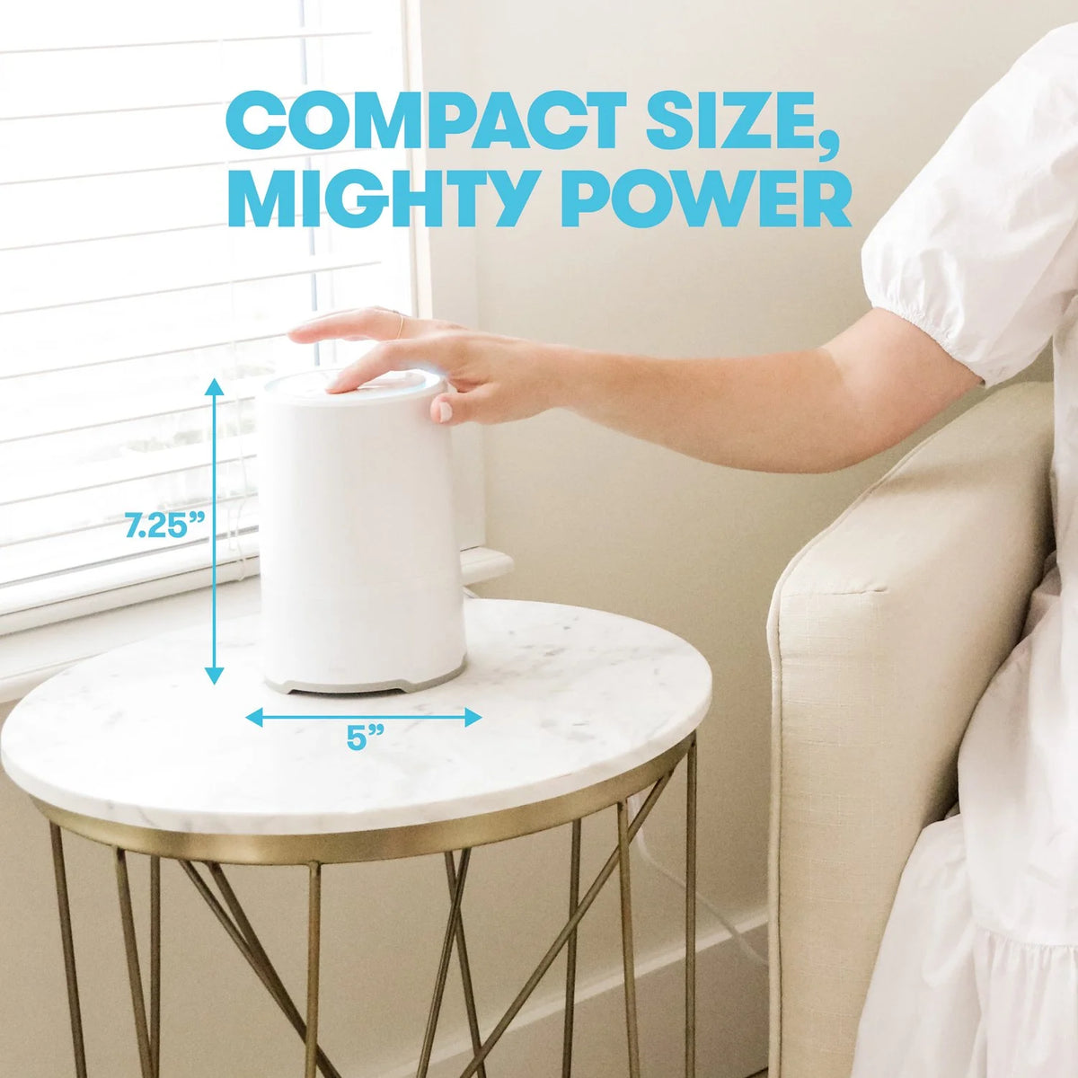 3 in 1 HEPA Air Purifier, Sound Machine, and Night Light R404738