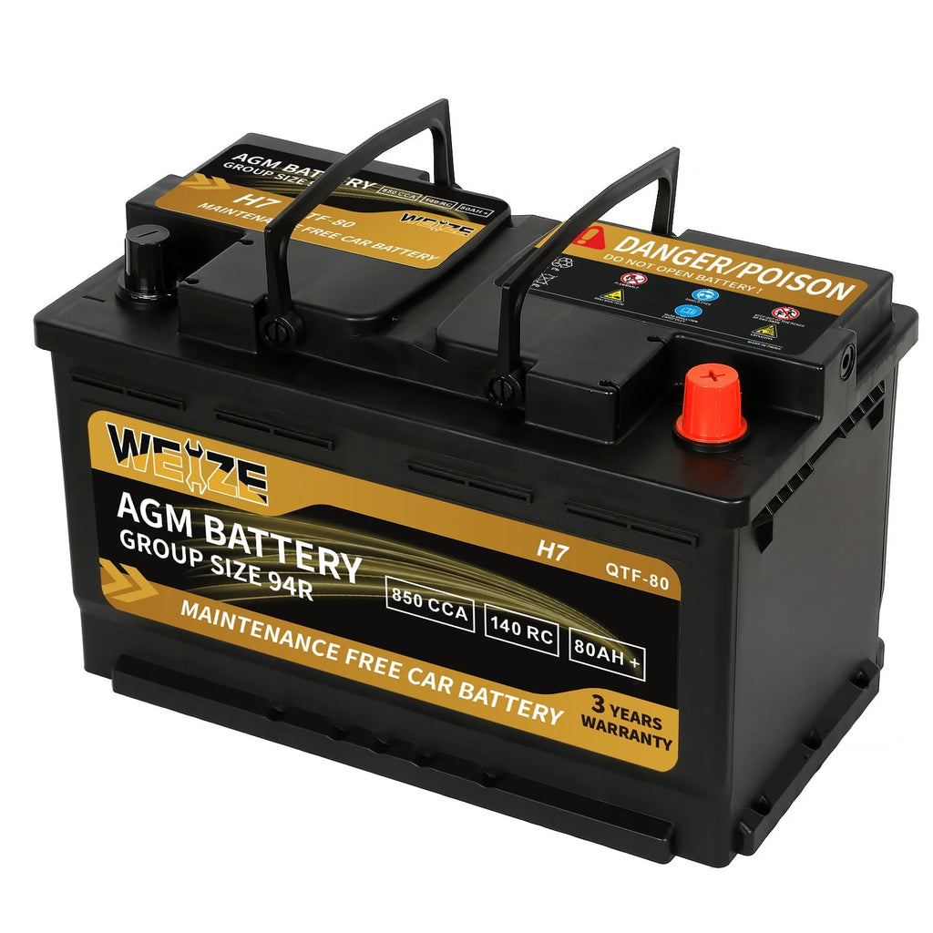 12v 80ah 850CCA Automotive Battery O403394