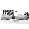 Black Leather Sofa C9281