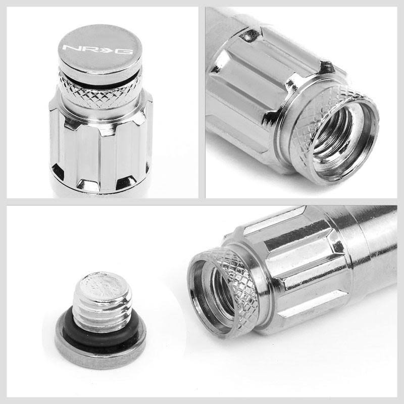 Silver Cone Seat Open End Wheel Locks B132601