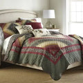 King Reversible Geometric Quilt P791855