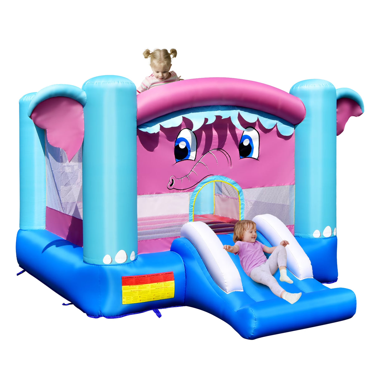 Inflatable Bounce House 3-in-1 Elephant Theme Castle J92276