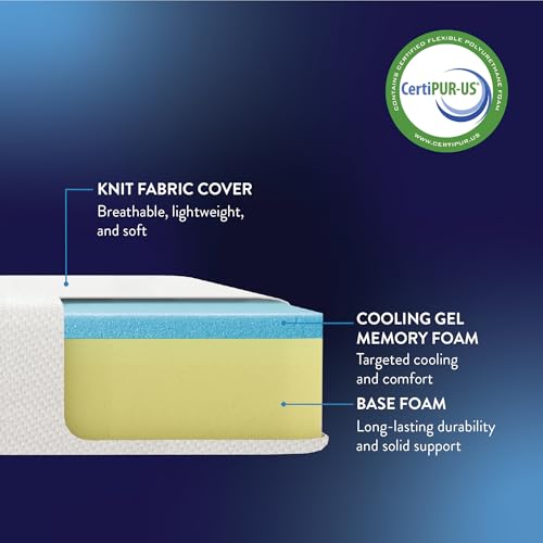 5 Inch Memory Foam Mattress, Twin Q4226