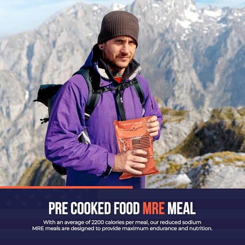 MRE 1 case of 10 pack/ 20 Humanitarian Meals Ready to Eat Q787159