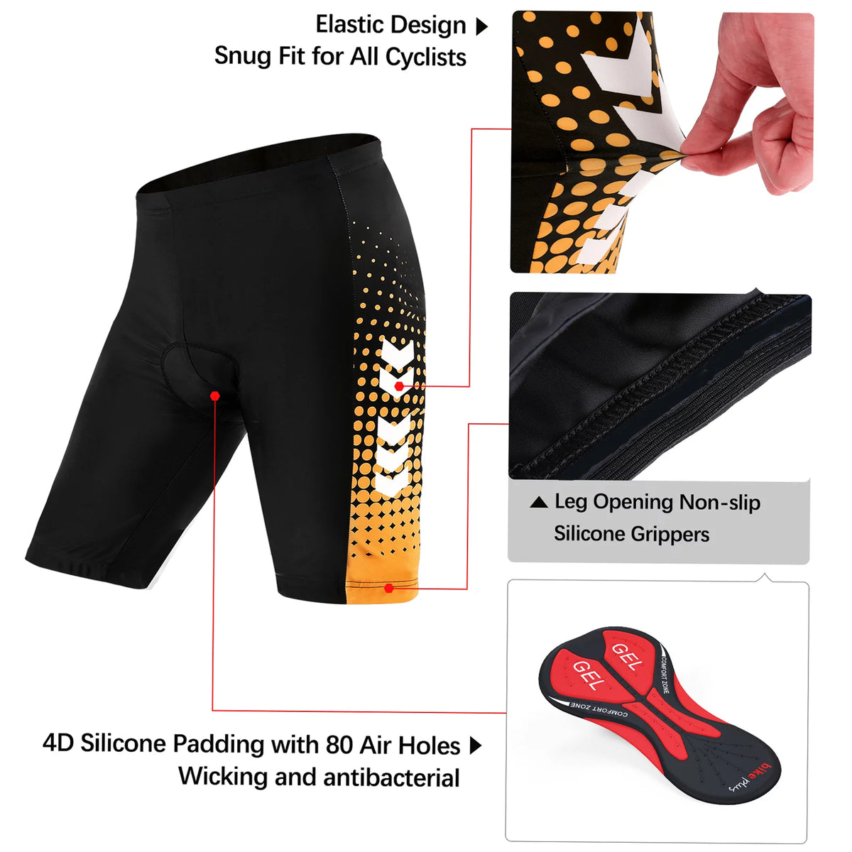 Men's Summer Cycling Jersey Set with 5D Padded Shorts Z603418