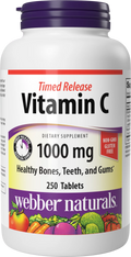 Vitamin C Timed Release 1,000 mg 250 Tablets Vegetarian H209705