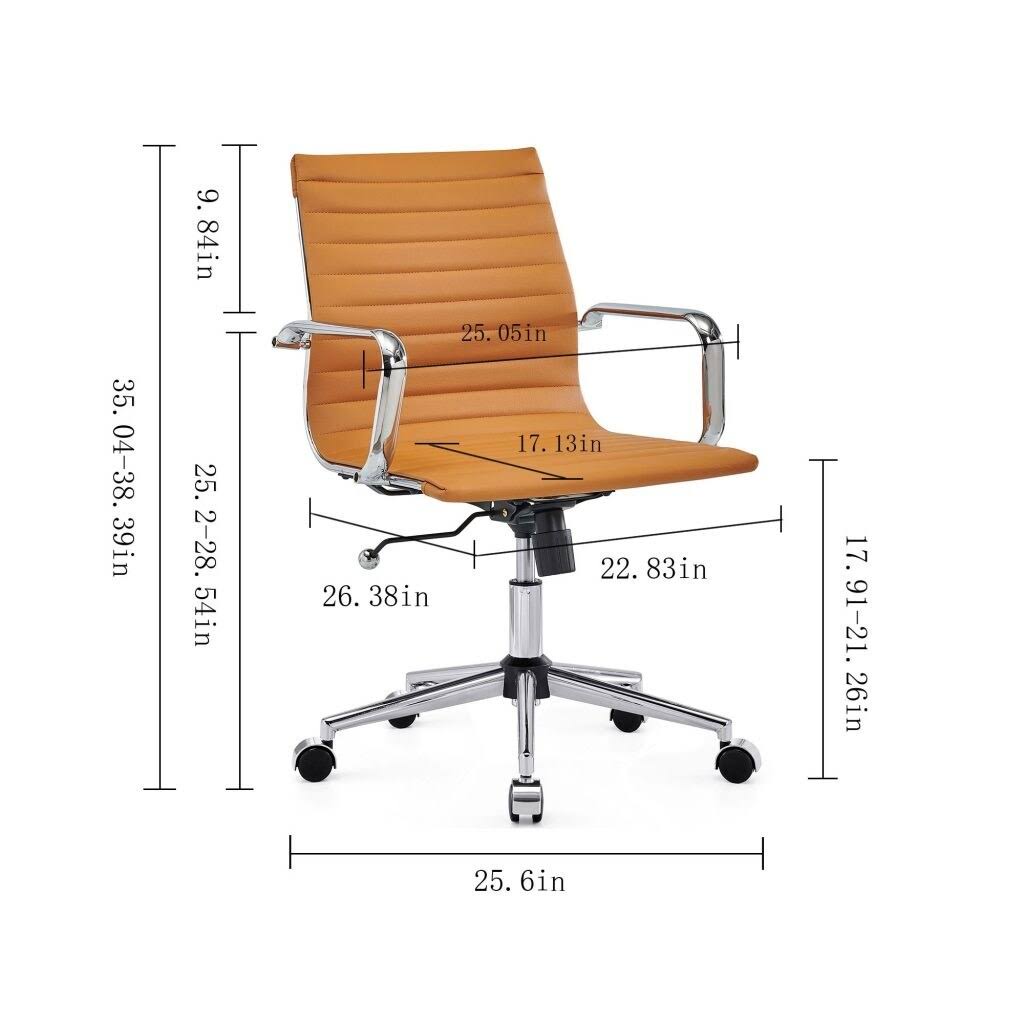 Tan Adjustable Swivel Office Chair M236988