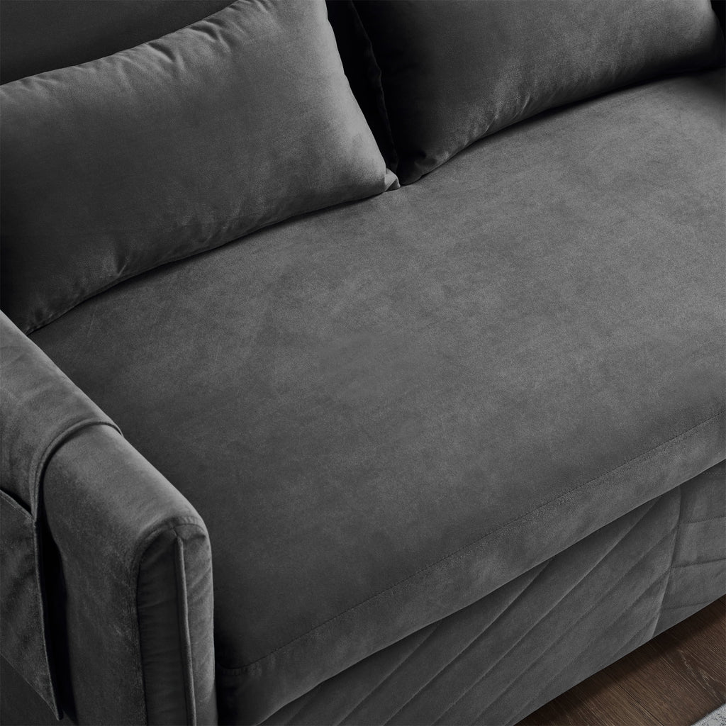 Gray Upholstered Sleeper Sofa O176938