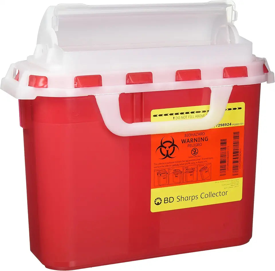 5.4 Quarts Sharps Container F418891