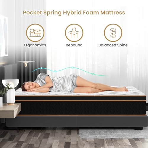 12 Inch Hybrid Innerspring Mattress with Gel Memory Foam K99017