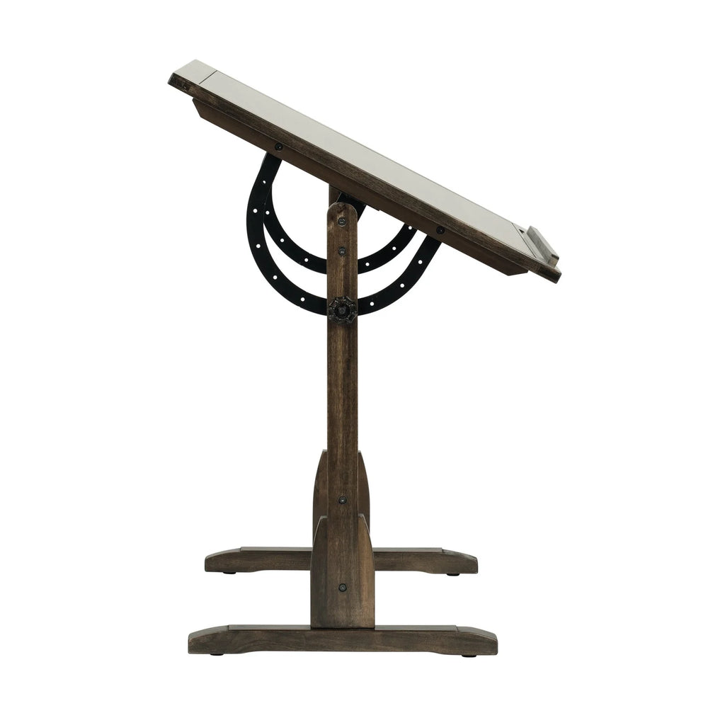 Solid Wood Drawing Table with 42" x 30" Adjustable Tilting Top M80876
