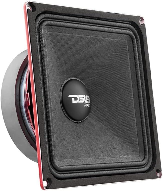 Red Steel Basket 10 Midrange 600W Max 300W RMS 8 Ohms Car Speaker Q9755