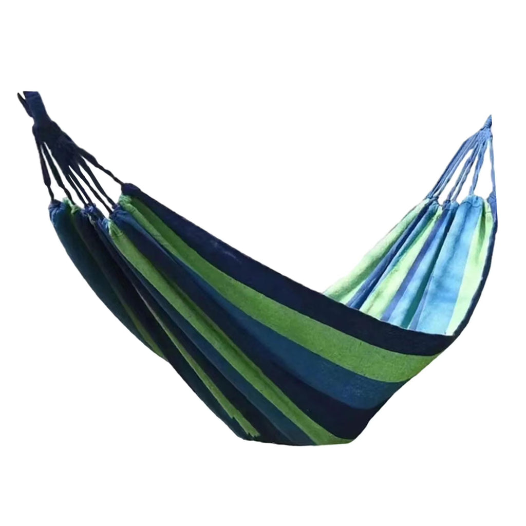 Blue Canvas Camping Hammock 190x150cm W2457