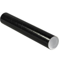 Black Mailing Tubes with Caps V725303