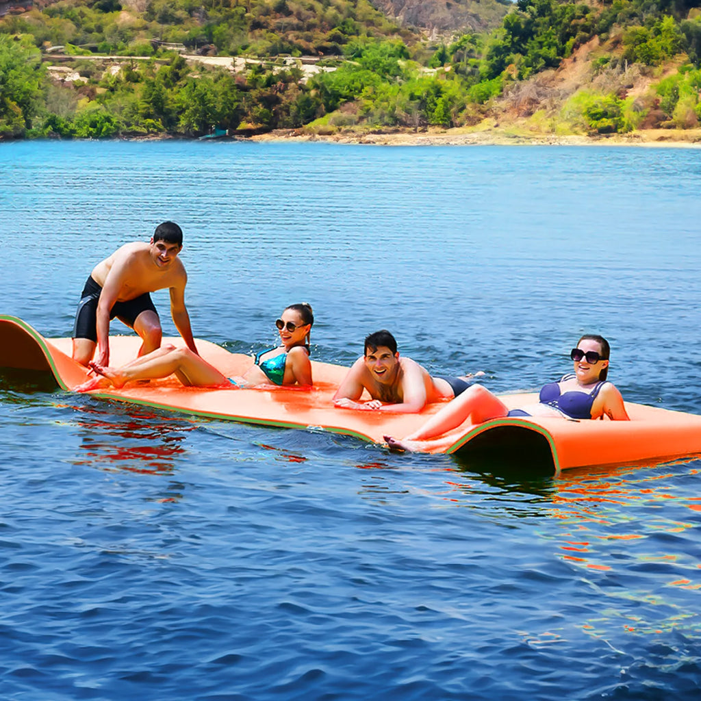 18' x 6' 3-Layer XPE Foam Water Floating Mat Y62414