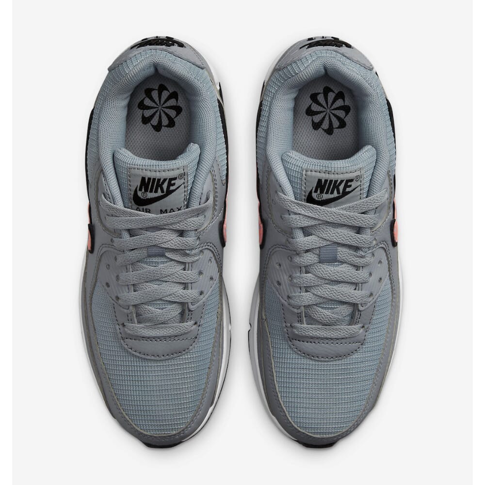 Wolf Grey/Sunset Glow Air Max 90 Grade-School Size 7Y X106