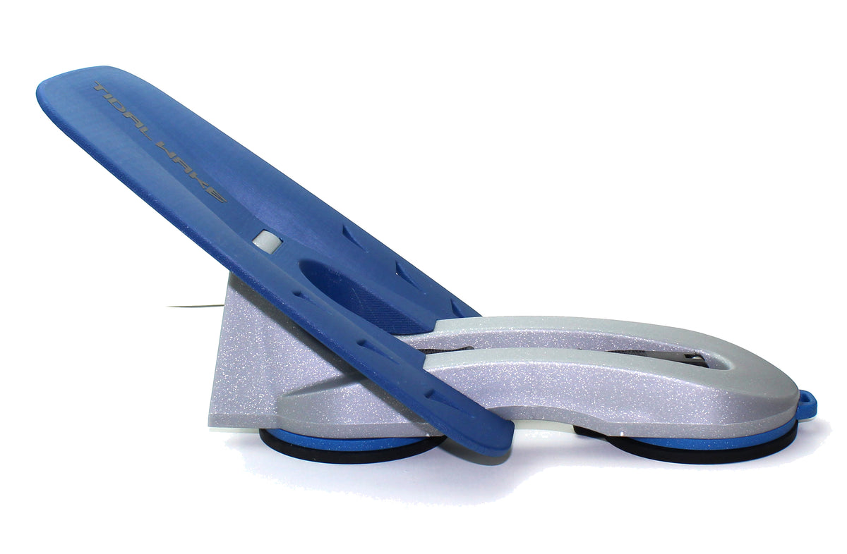 Silver/Blue Wakesurf Shaper with Storage Tote T667