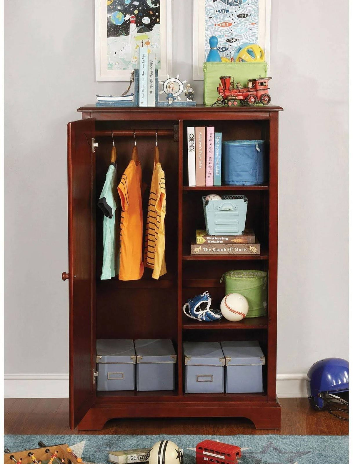 Cherry Closet Storage C584606