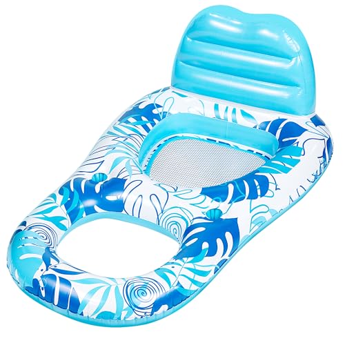 Inflatable Pool Float Lounge Chair with Cup Holders X6606