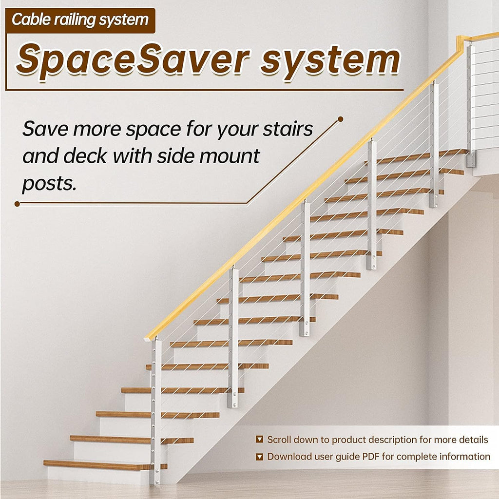 Brushed Stainless Steel Wall Mounted Stair Handrail K1260