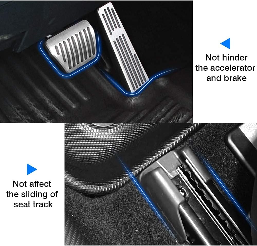Custom Fit All Weather Rubber Floor Mats 2 Row Set Black G753095