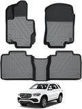 Custom Fit All Weather Rubber Floor Mats 2 Row Set Black G753095