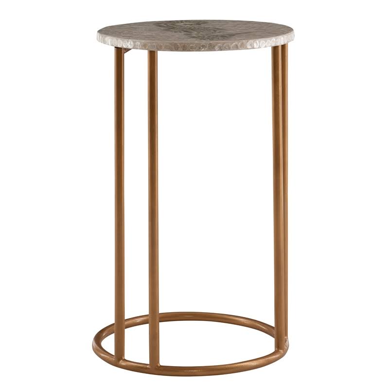 Gold Metal Accent C Table X166