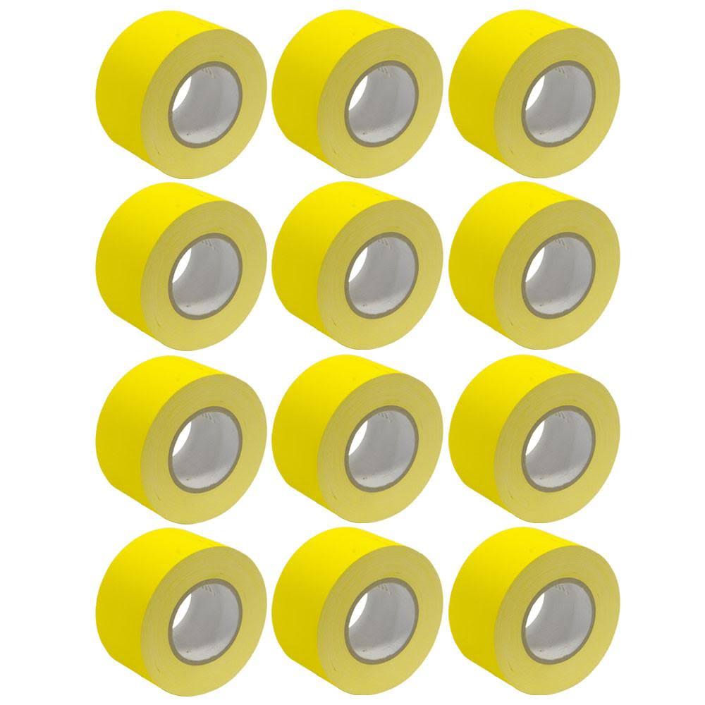 12 Pack of 3 inch Yellow Gaffer Tape U180275
