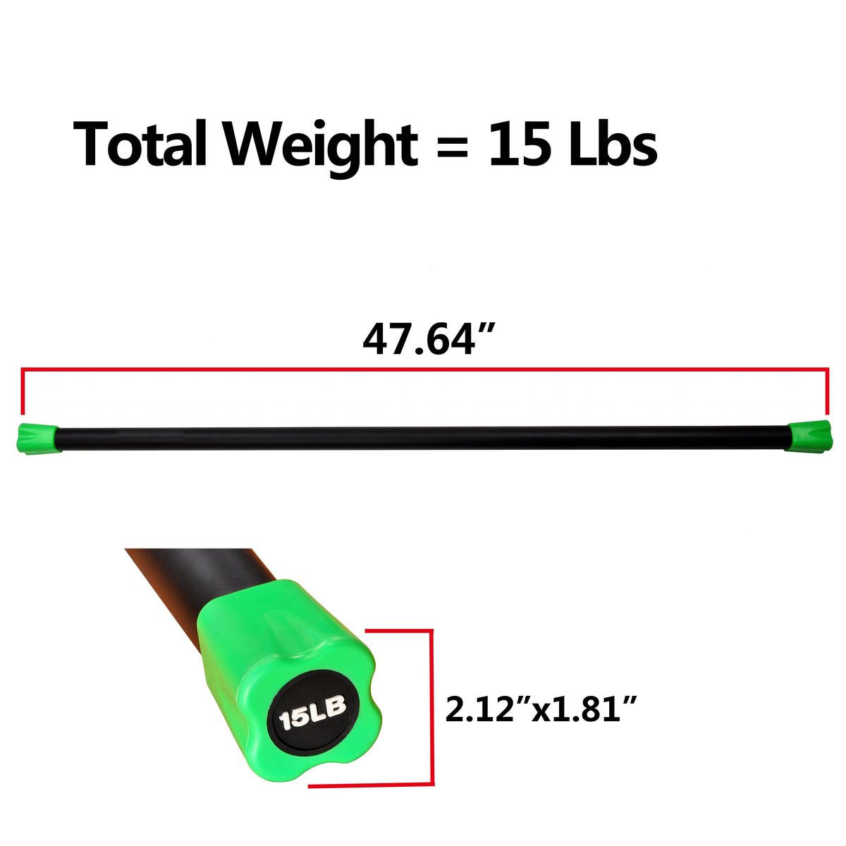15lb Weighted Workout Bar U91222