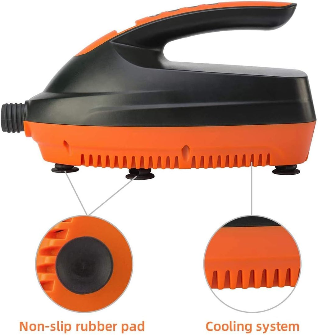 16 PSI Electric Paddle Board Pump with Auto-Off, 12V DC, Pack of 2 O338