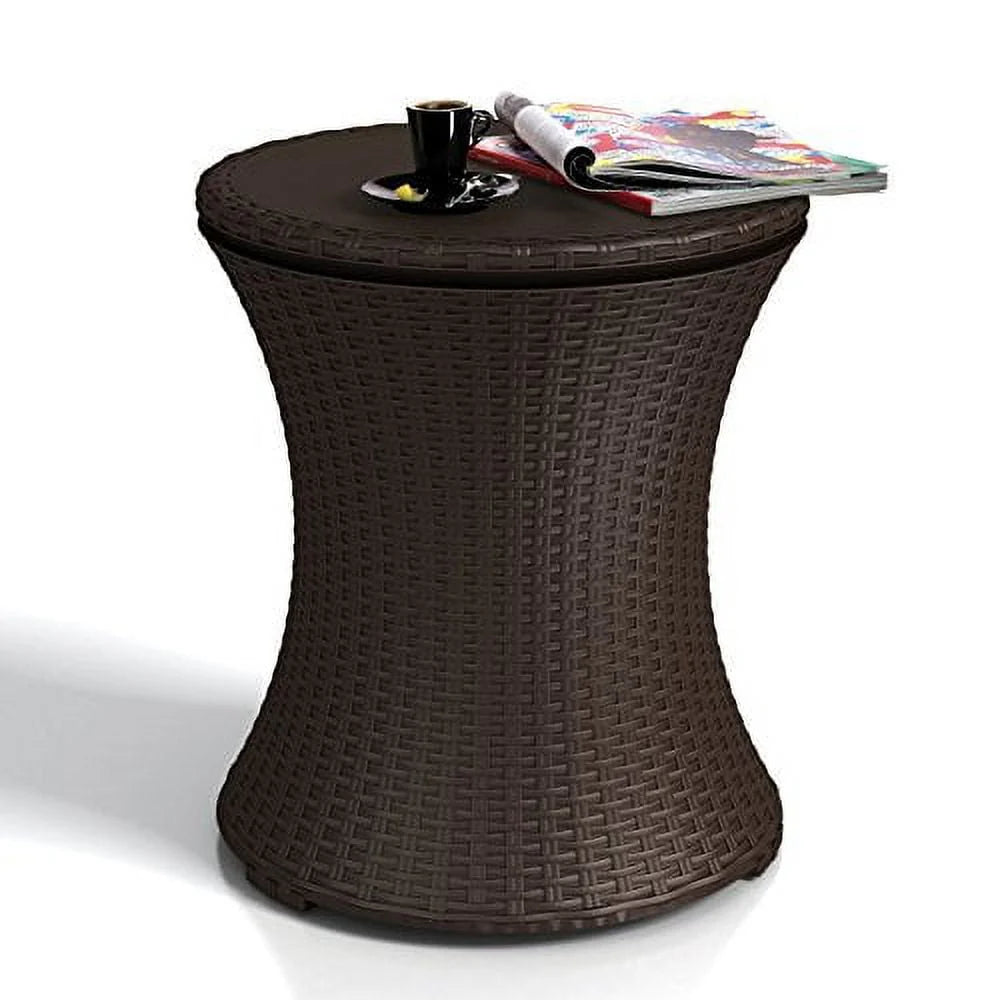 7.5 Gallon Resin Outdoor Beverage Cooler Table R704