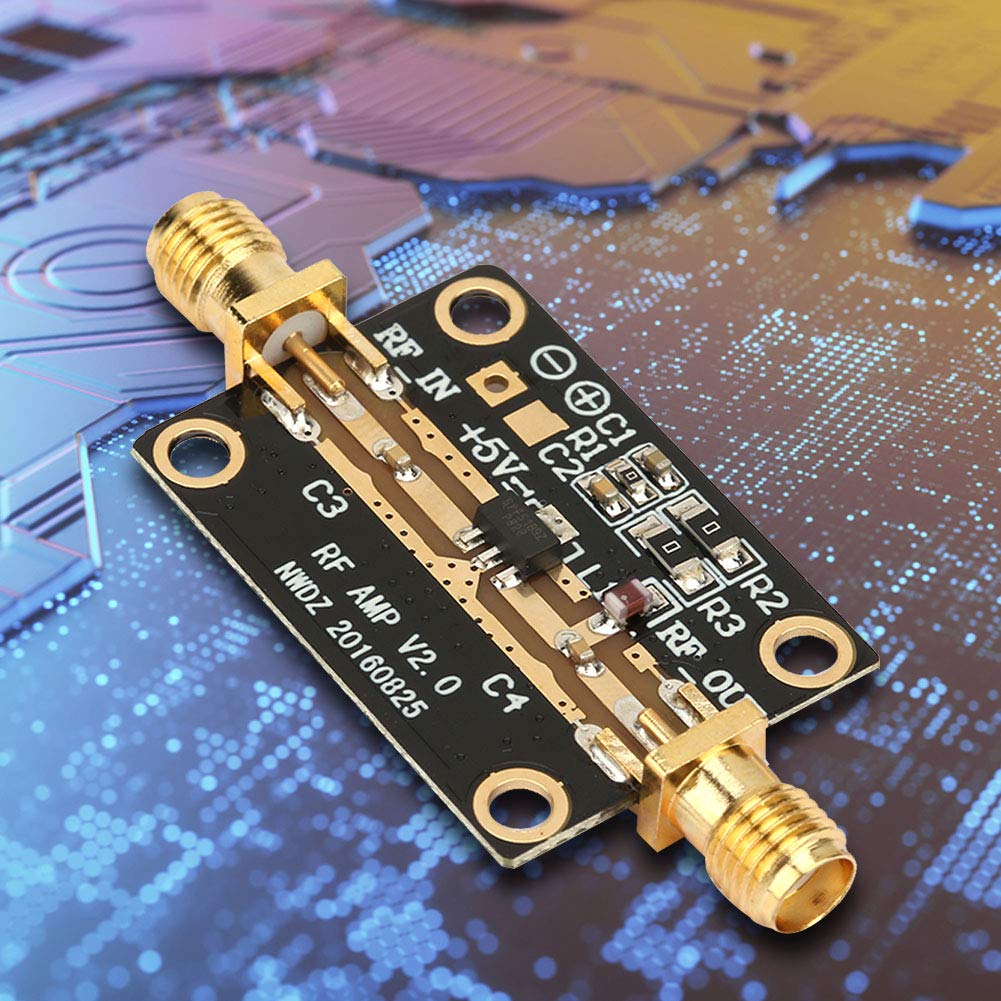 Low Noise Ultra Bandwidth Amplifier LNA 0.05-4GHz NF=0.6dB RF FM HF VHF UHF WideBand Non Reflective Design Frequency Capability Ham Radio with High Isolation RF Amplifier R215615