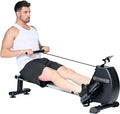 Foldable Magnetic Rowing Machine 8 Levels Resistance 300lbs Weight Capacity Z4302