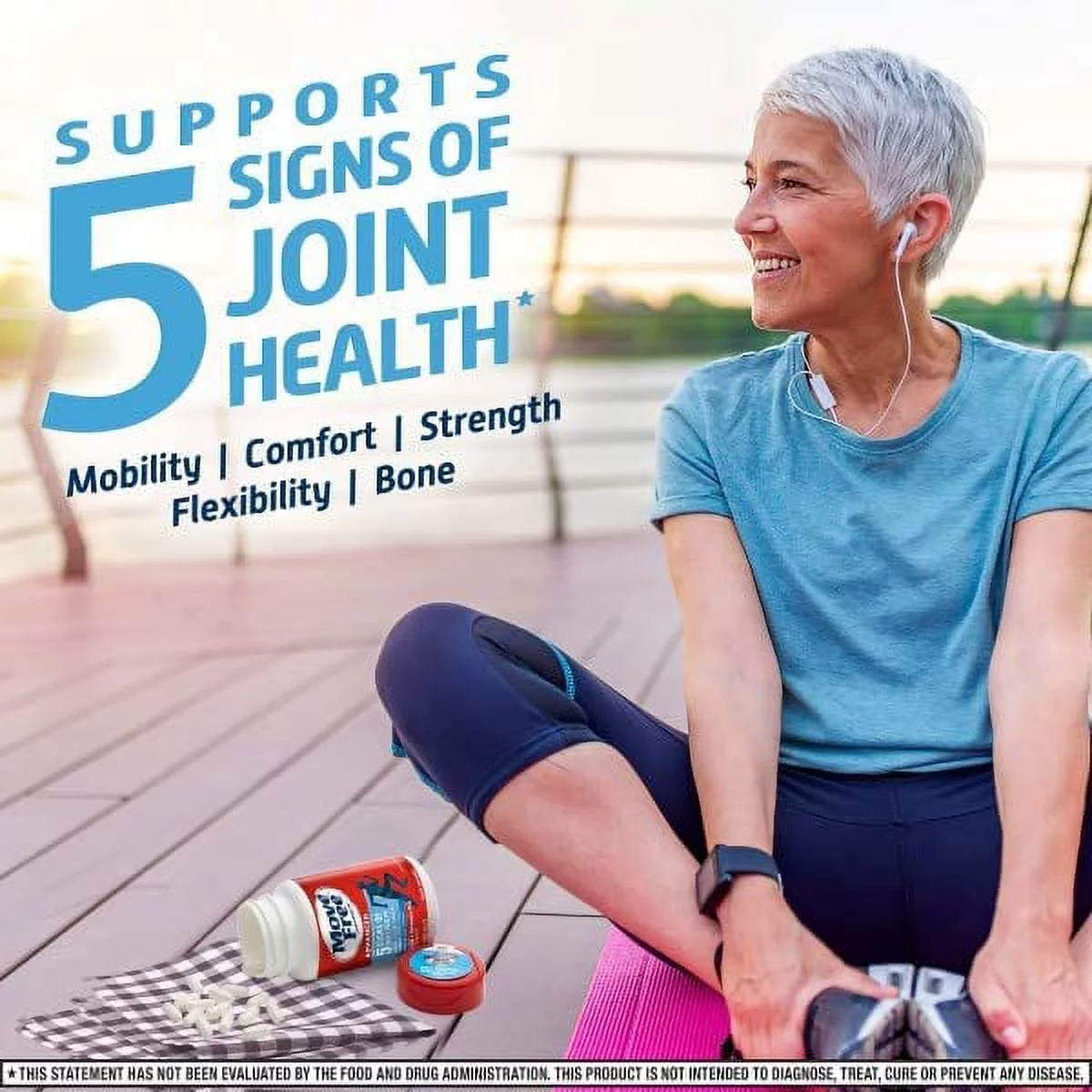 Glucosamine Chondroitin MSM & Vitamin D3 Joint Health Supplement Tablets G652622