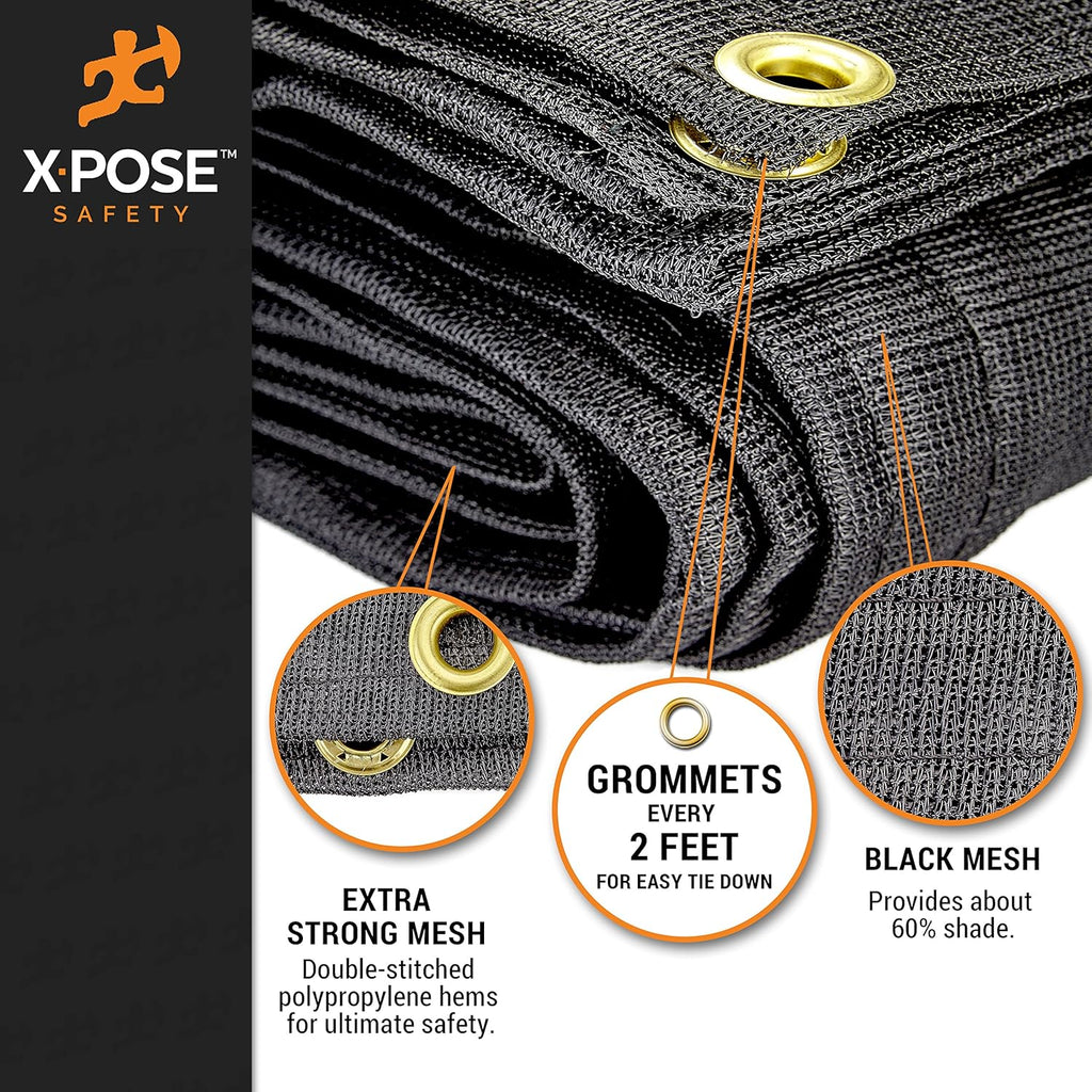 Heavy Duty Black Mesh Tarp 12' x 45' K110298
