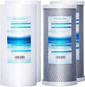 10 Inch Whole House Replacement Water Filters Set with PP Sediment and Carbon Block S44413
