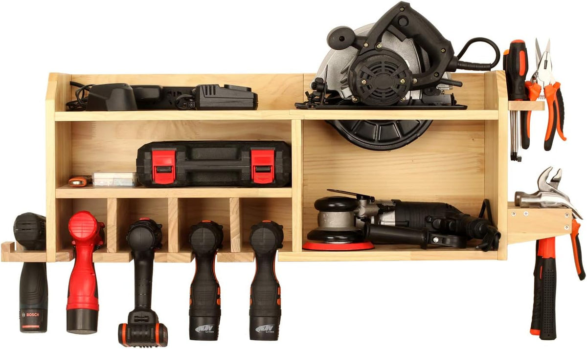 Power Tool Charging Station with 5 Drill Hanging Slots K36776