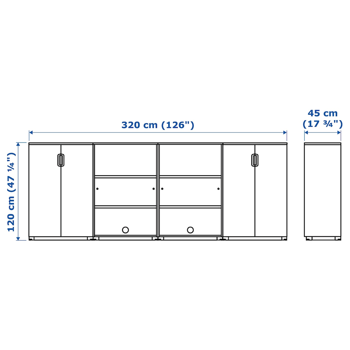 White Storage Combination H96929