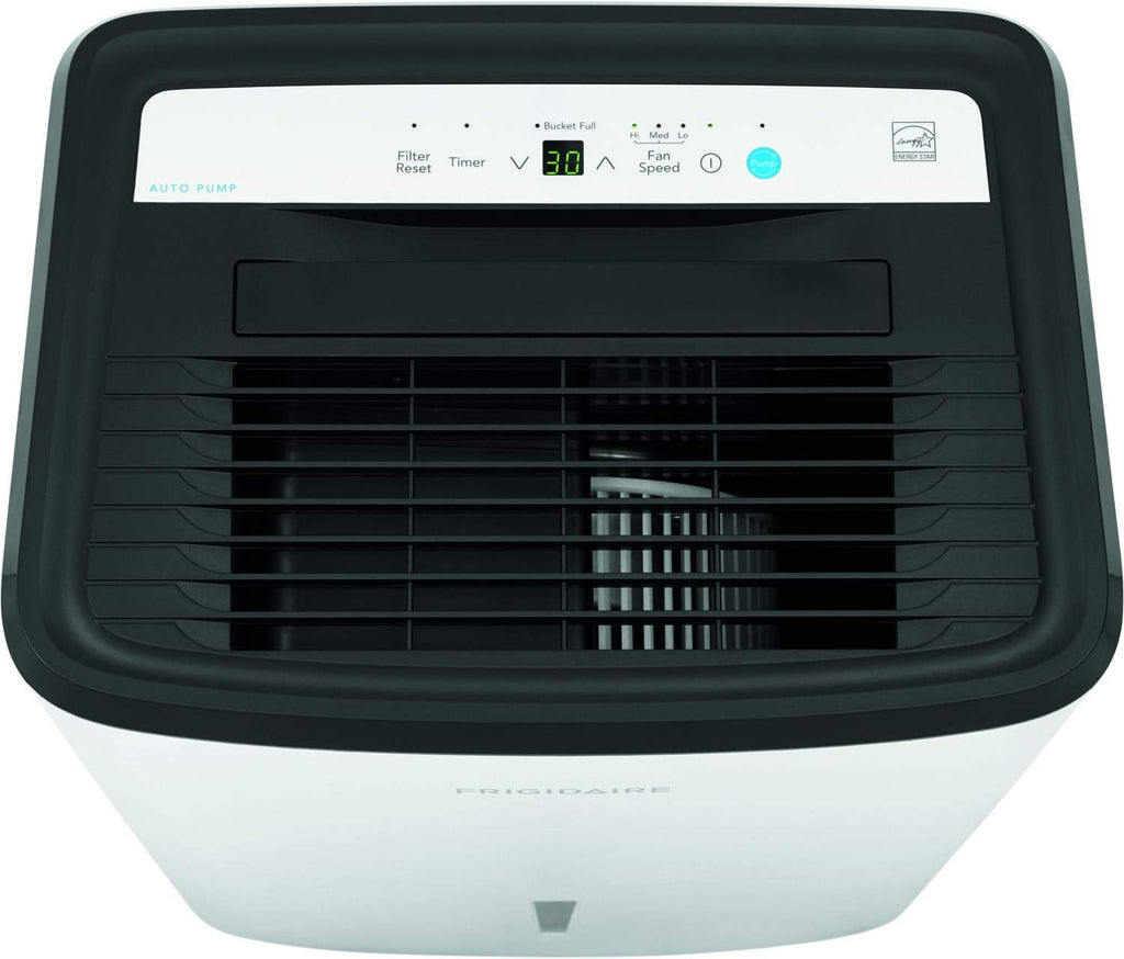 White 50 Pint Dehumidifier with Built In Pump X7842