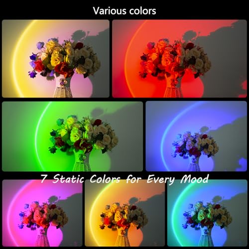 Multicolor Changing LED Sunset Lamp Projector M9633