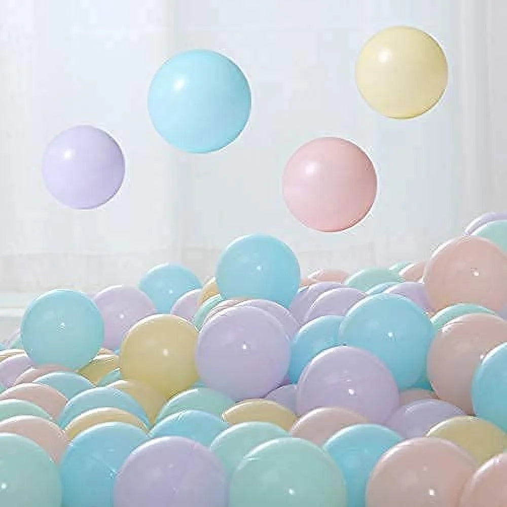 50 Soft Plastic Ball Pit Balls with Storage Bag A5113