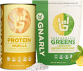 Lemon Mint Greens and Vanilla Whey Protein Supplement D6458